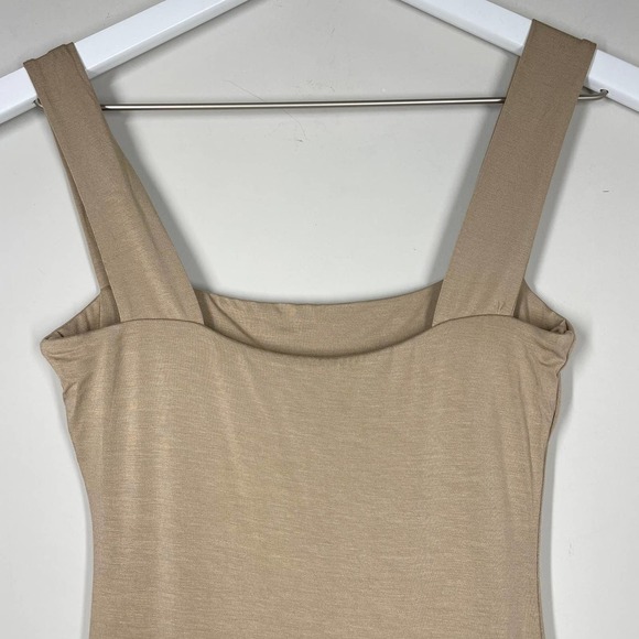 NAKED WARDROBE Figure It Out Midi Dress Nude S - Picture 6 of 7